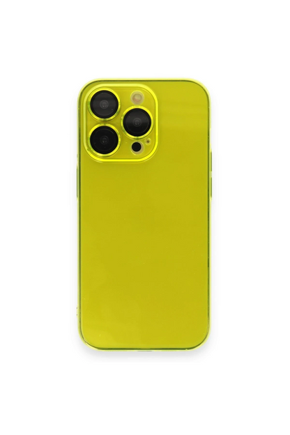 iPhone 13 Pro Kılıf Armada Lensli Kapak - Sarı