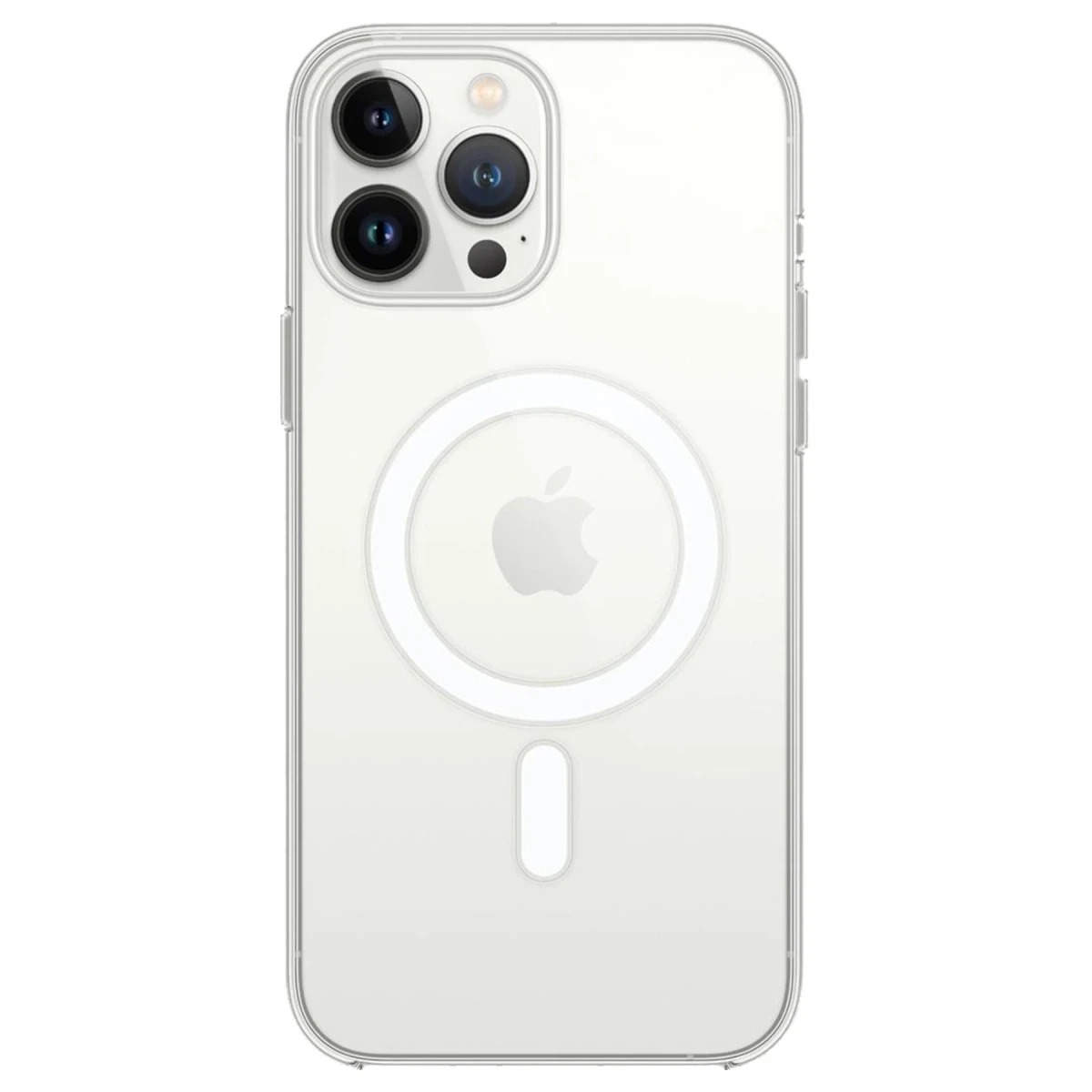 iPhone 14 Pro Max Kılıf Magneticsafe Şeffaf Silikon - Şeffaf