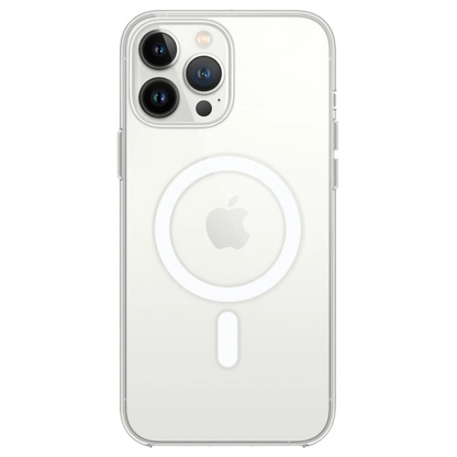 iPhone 14 Pro Max Kılıf Magneticsafe Şeffaf Silikon - Şeffaf