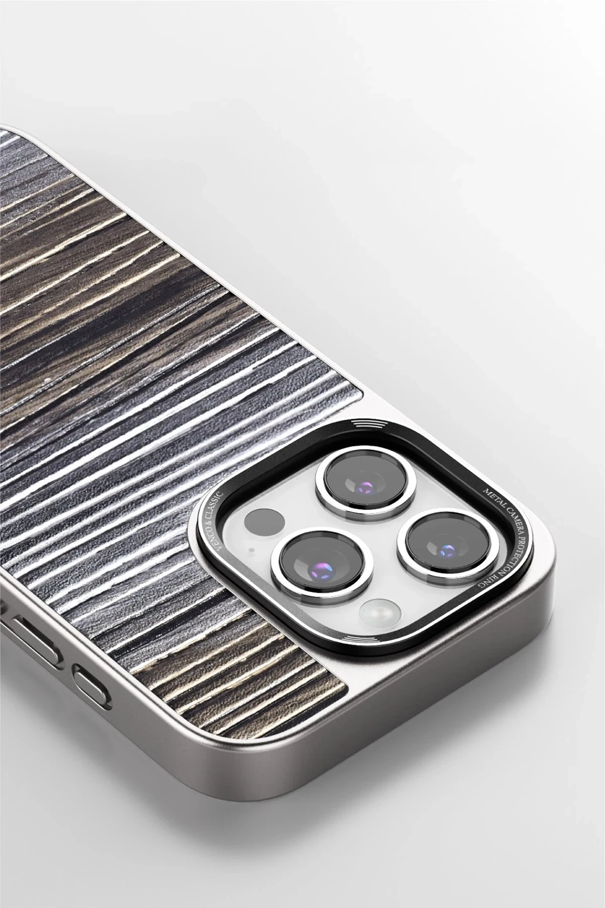 iPhone 14 Pro Wave Kapak - Kahverengi