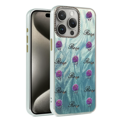 iPhone 15 Pro Kılıf Blade Aynalı Desenli Kapak - Desen 9