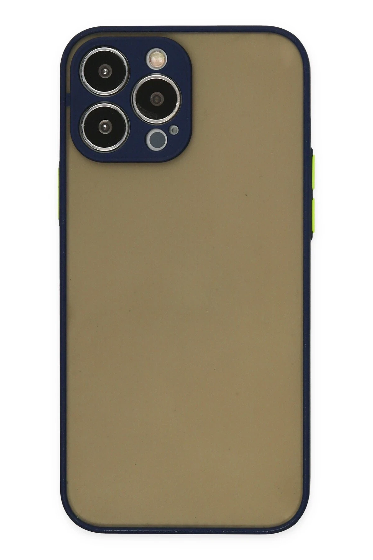 iPhone 15 Pro Kılıf Montreal Silikon Kapak - Lacivert