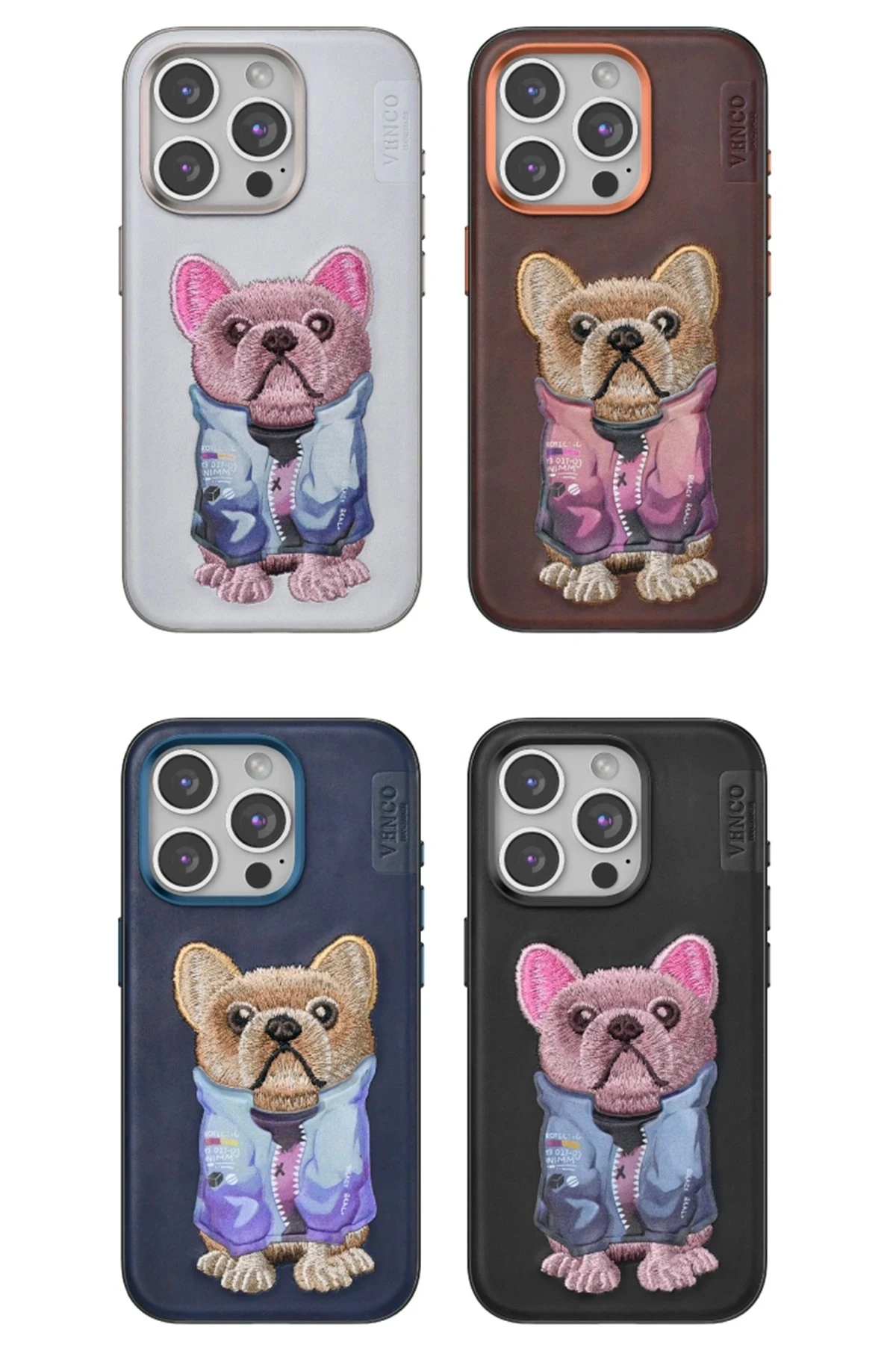 iPhone 15 Pro Max Cute Desenli Kapak - Lacivert