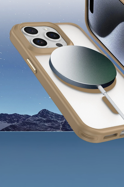iPhone 16 Pro Kılıf Enka Magsafe Silikon Kılıf - Şeffaf