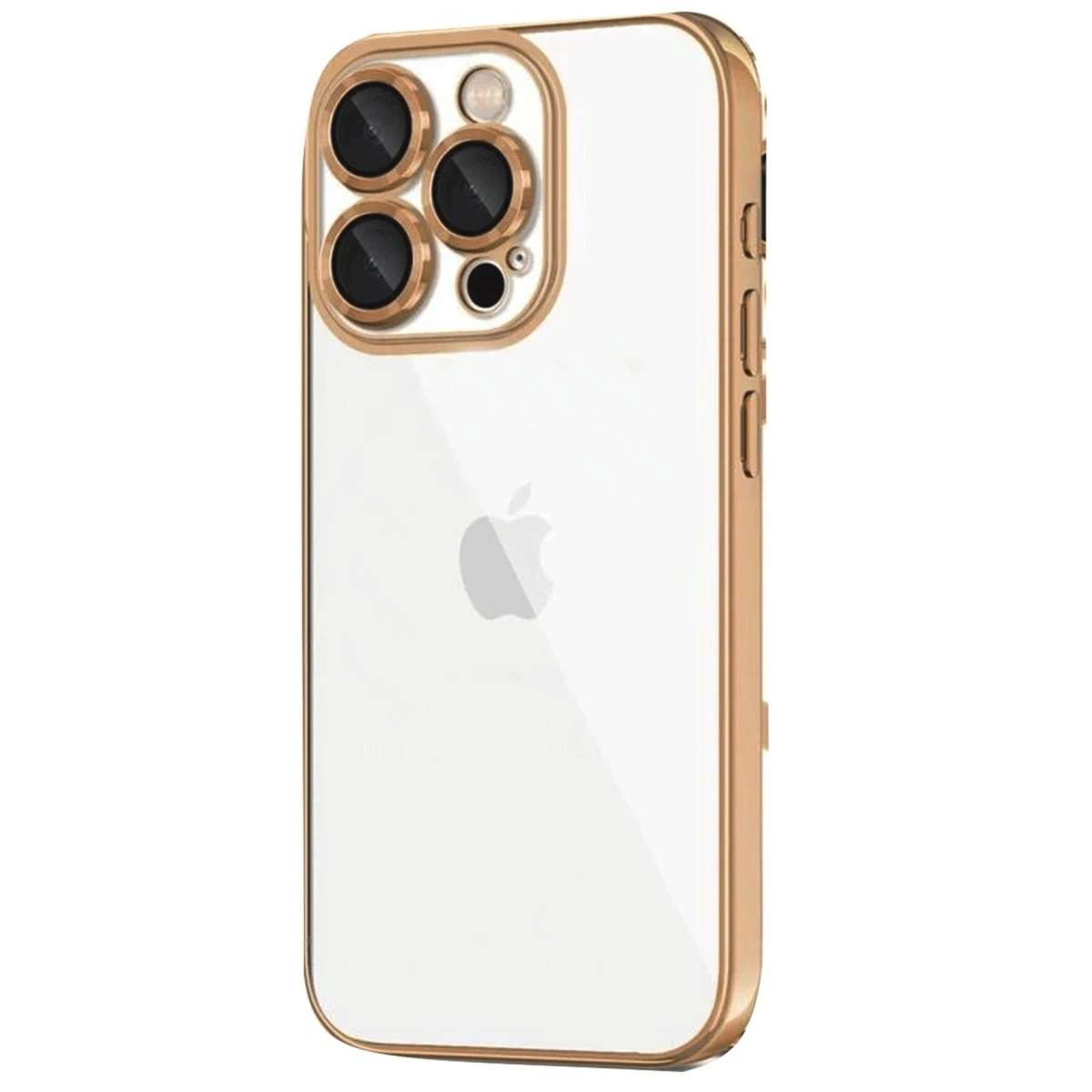 iPhone 16 Pro Max Kılıf Lensli Silikon - Desert
