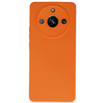 Realme 11 Pro Kılıf Nano içi Kadife Silikon - Turuncu