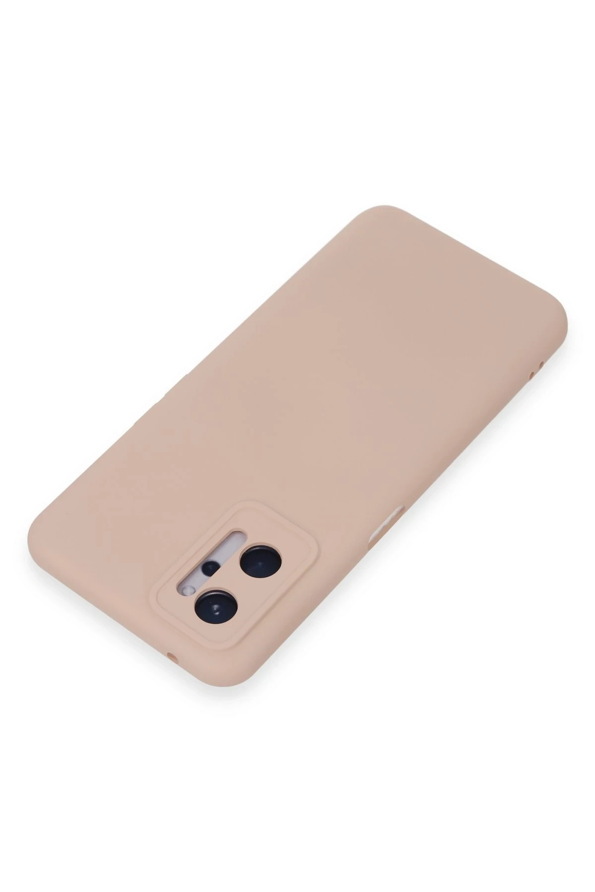 Realme 9i 4G Kılıf Nano içi Kadife Silikon - Pudra
