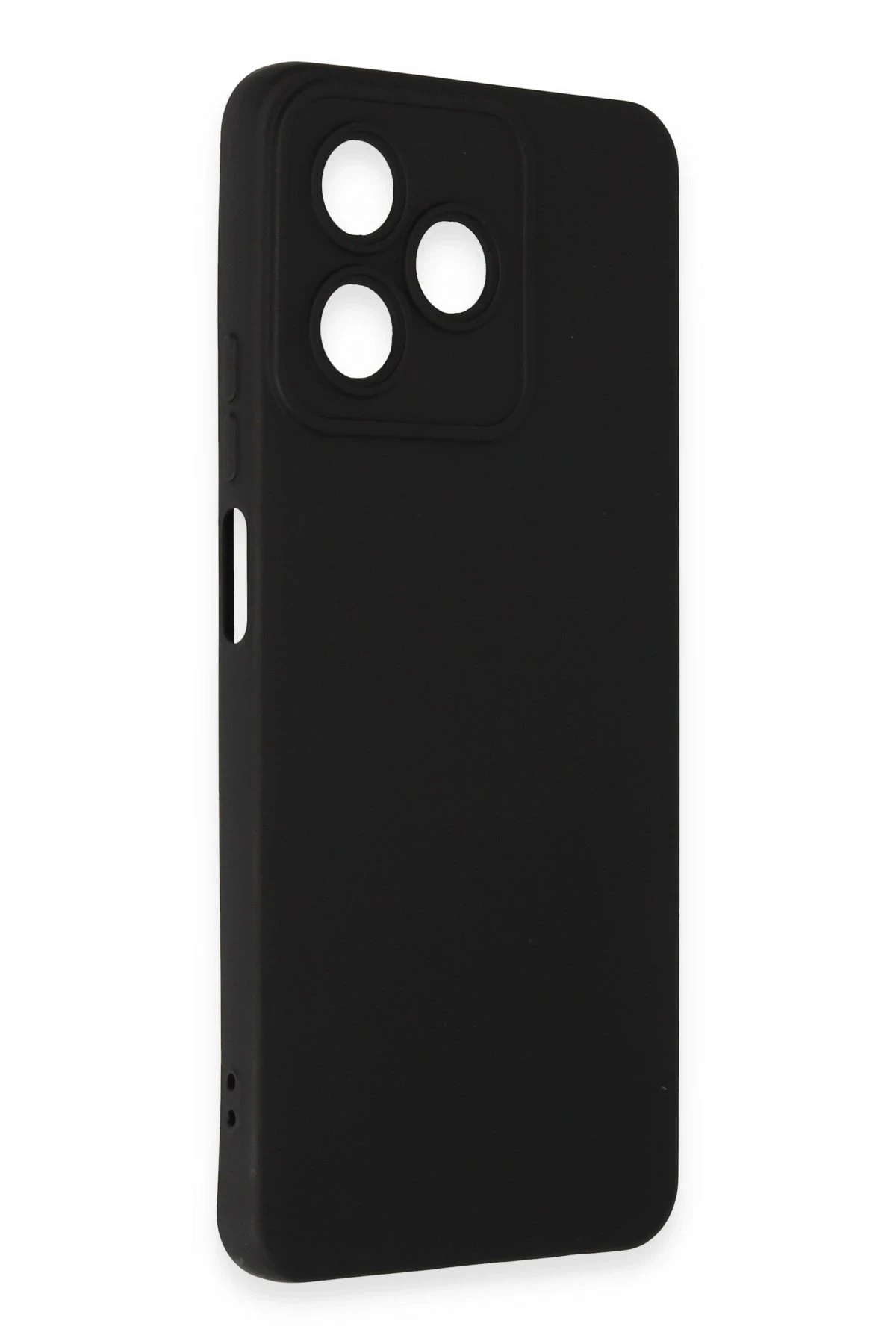 Realme C53 Kılıf Nano içi Kadife Silikon - Siyah