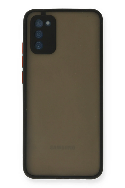 Samsung Galaxy A02S Kılıf Montreal Silikon Kapak - Siyah