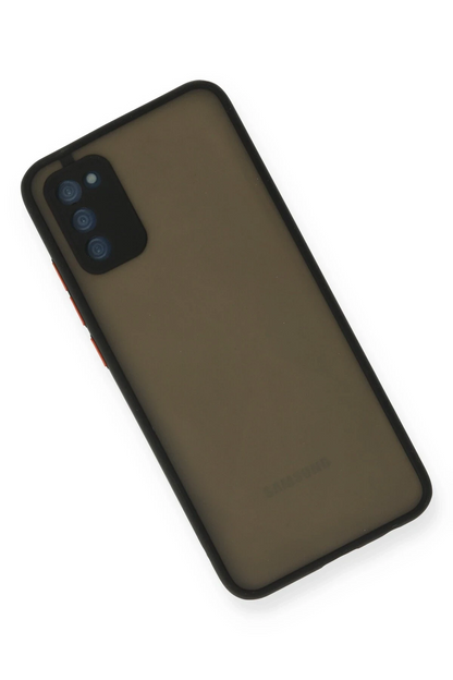 Samsung Galaxy A02S Kılıf Montreal Silikon Kapak - Siyah