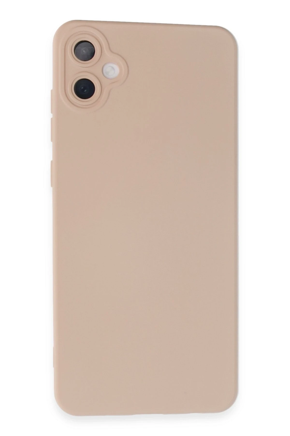 Samsung Galaxy A05 Kılıf Nano içi Kadife Silikon - Pudra