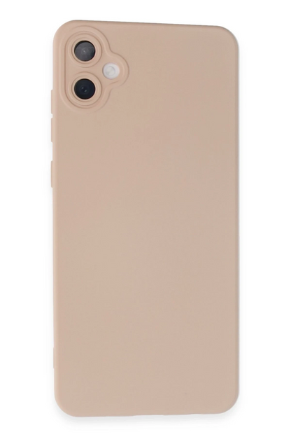 Samsung Galaxy A05 Kılıf Nano içi Kadife Silikon - Pudra