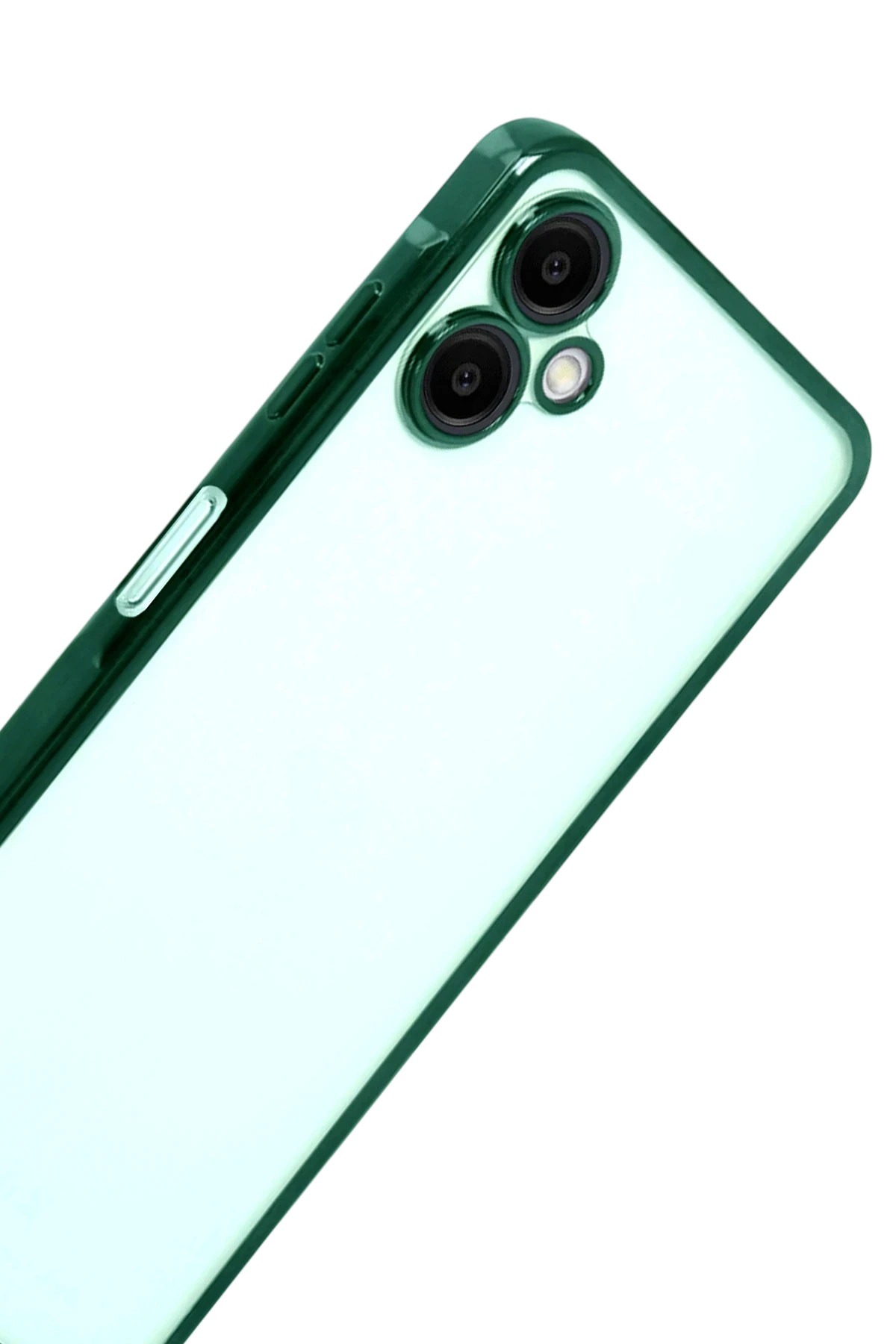 Samsung Galaxy A07 4G Lensli Silikon - Yeşil