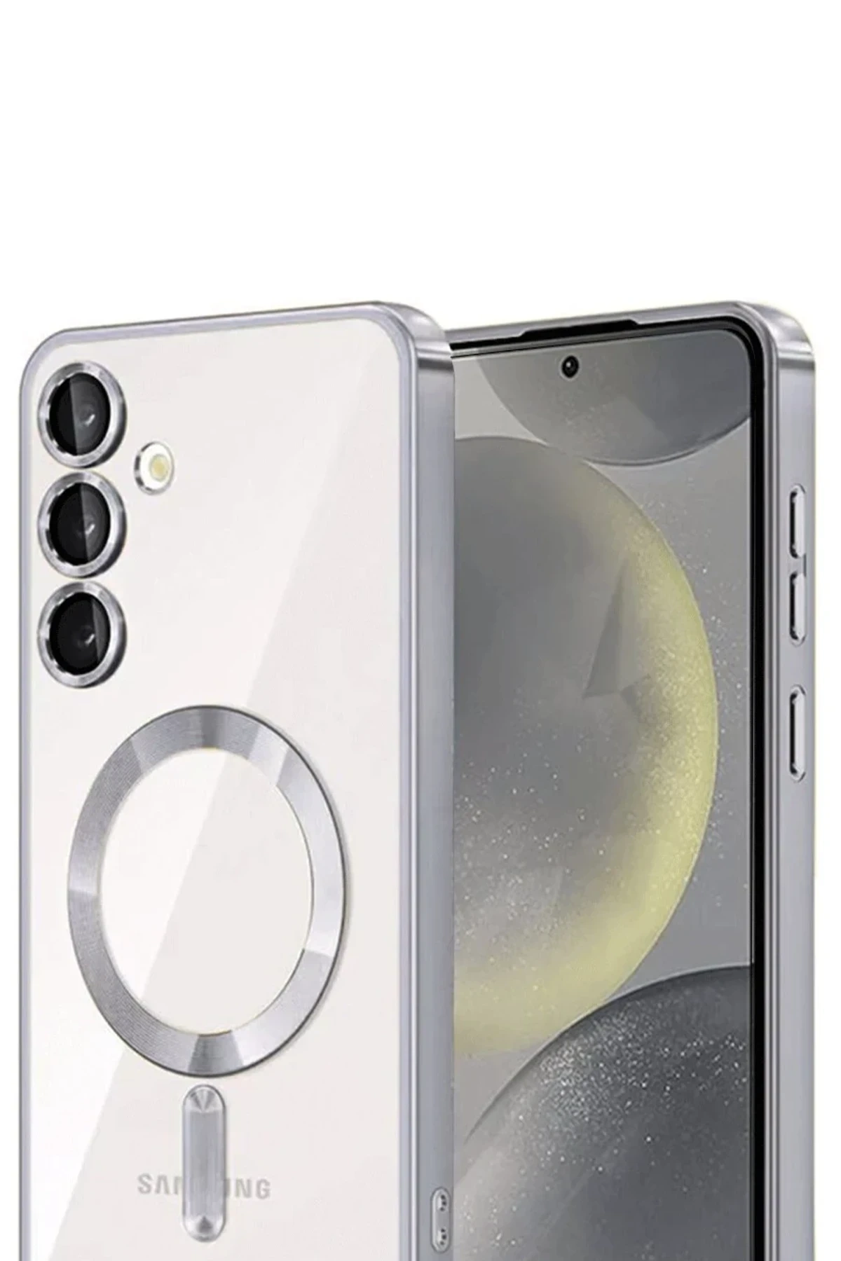 Samsung Galaxy A15 4G Kross Magneticsafe Kapak - Titan Gri