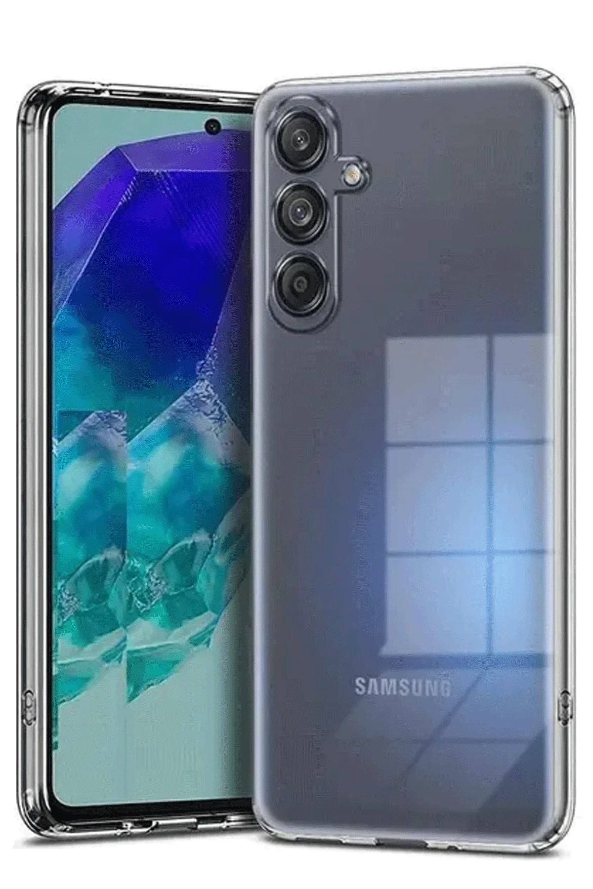 Samsung Galaxy A17 5G Kılıf Lüx Şeffaf Silikon