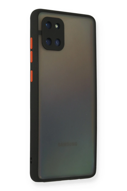 Samsung Galaxy A81 / Note 10 Lite Kılıf Montreal Silikon Kapak - Siyah