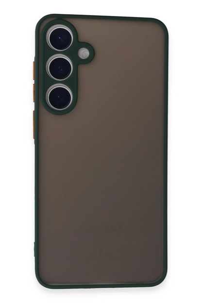 Samsung Galaxy S24 Kılıf Montreal Silikon Kapak - Yeşil