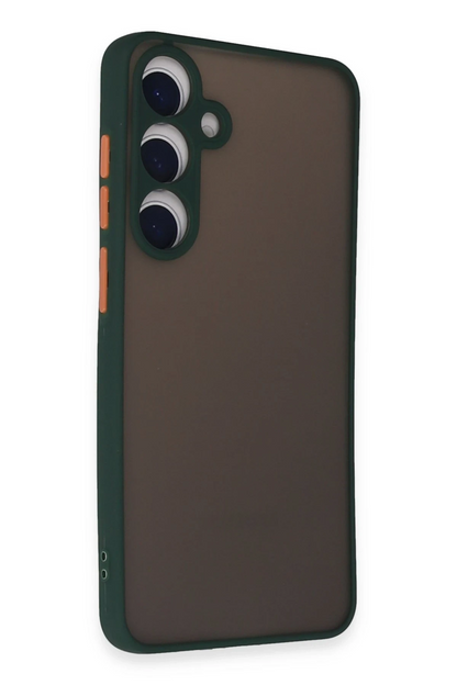 Samsung Galaxy S24 Kılıf Montreal Silikon Kapak - Yeşil
