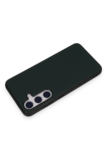 Samsung Galaxy S24 Kılıf Taft Kapak - Koyu Yeşil
