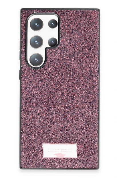 Samsung Galaxy S24 Ultra Bright Simli Kapak - Derin Mor
