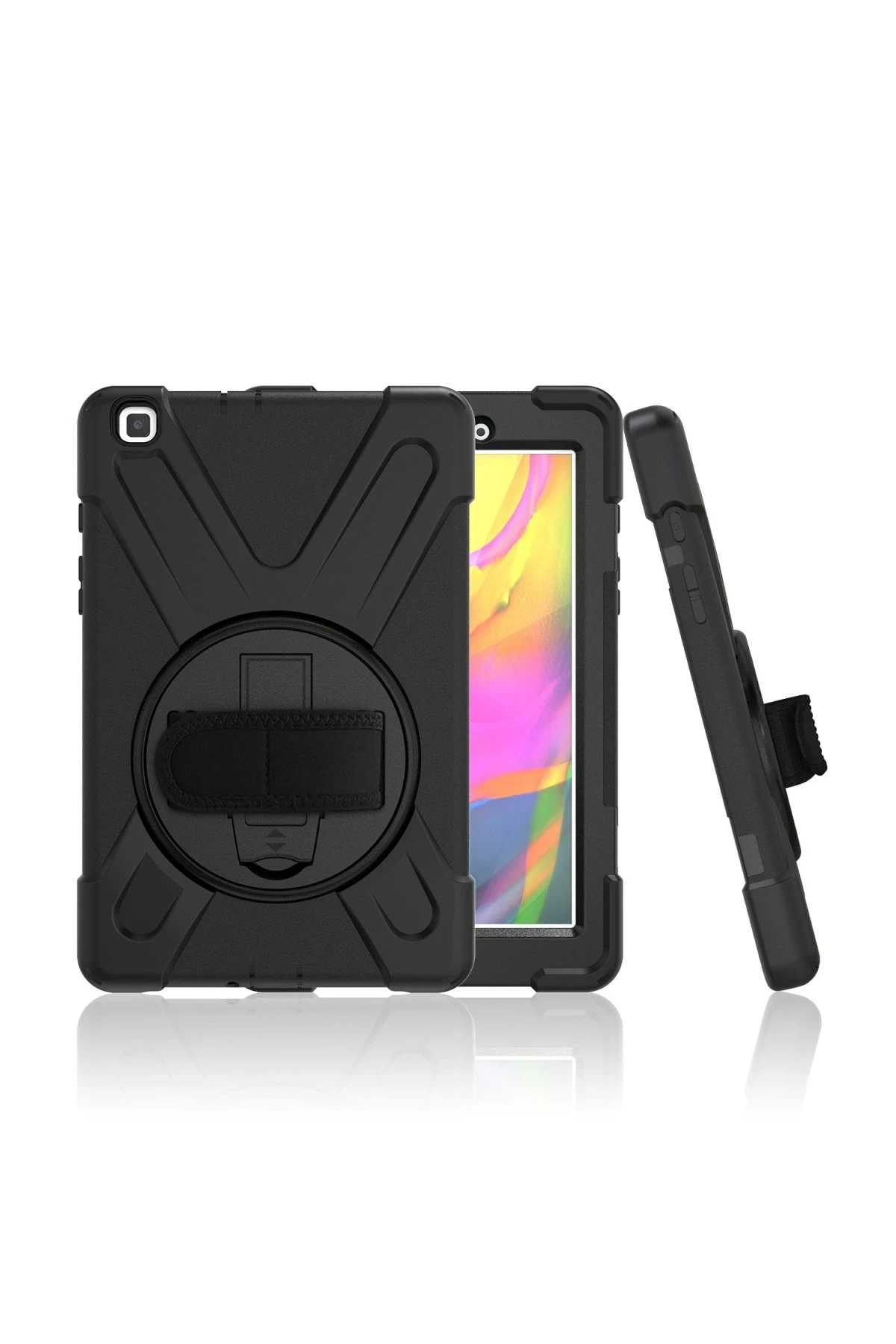 Samsung Galaxy T290 Tab A 8 Kılıf Amazing Tablet Kapak - Siyah