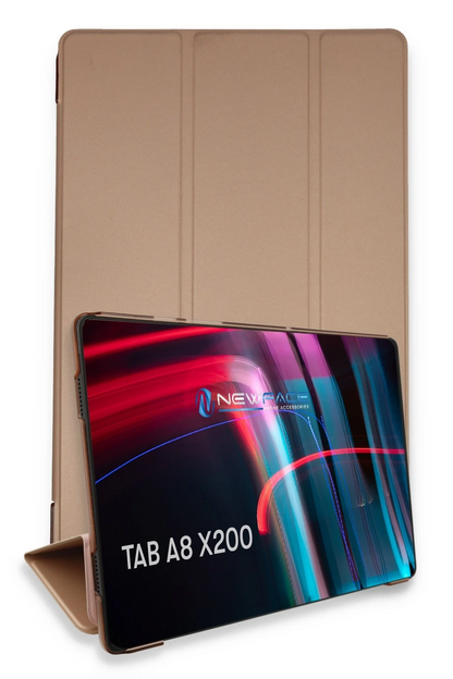 Samsung Galaxy X200 Tab A8 10.5 Kılıf Tablet Smart Kılıf - Rose Gold