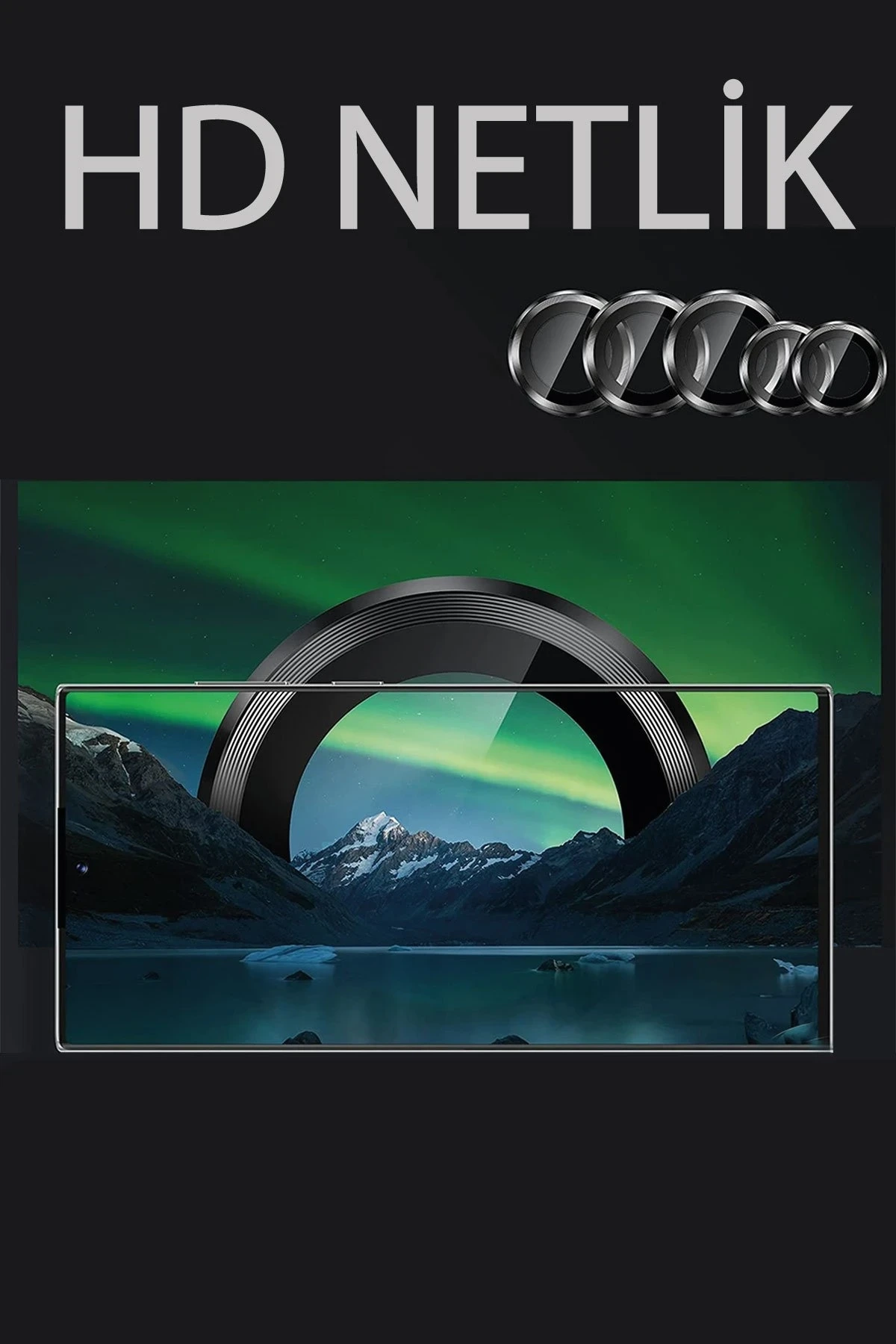 Samsung Galaxy Z Flip 5 Valdez Metal Kamera Lens - Derin Mor