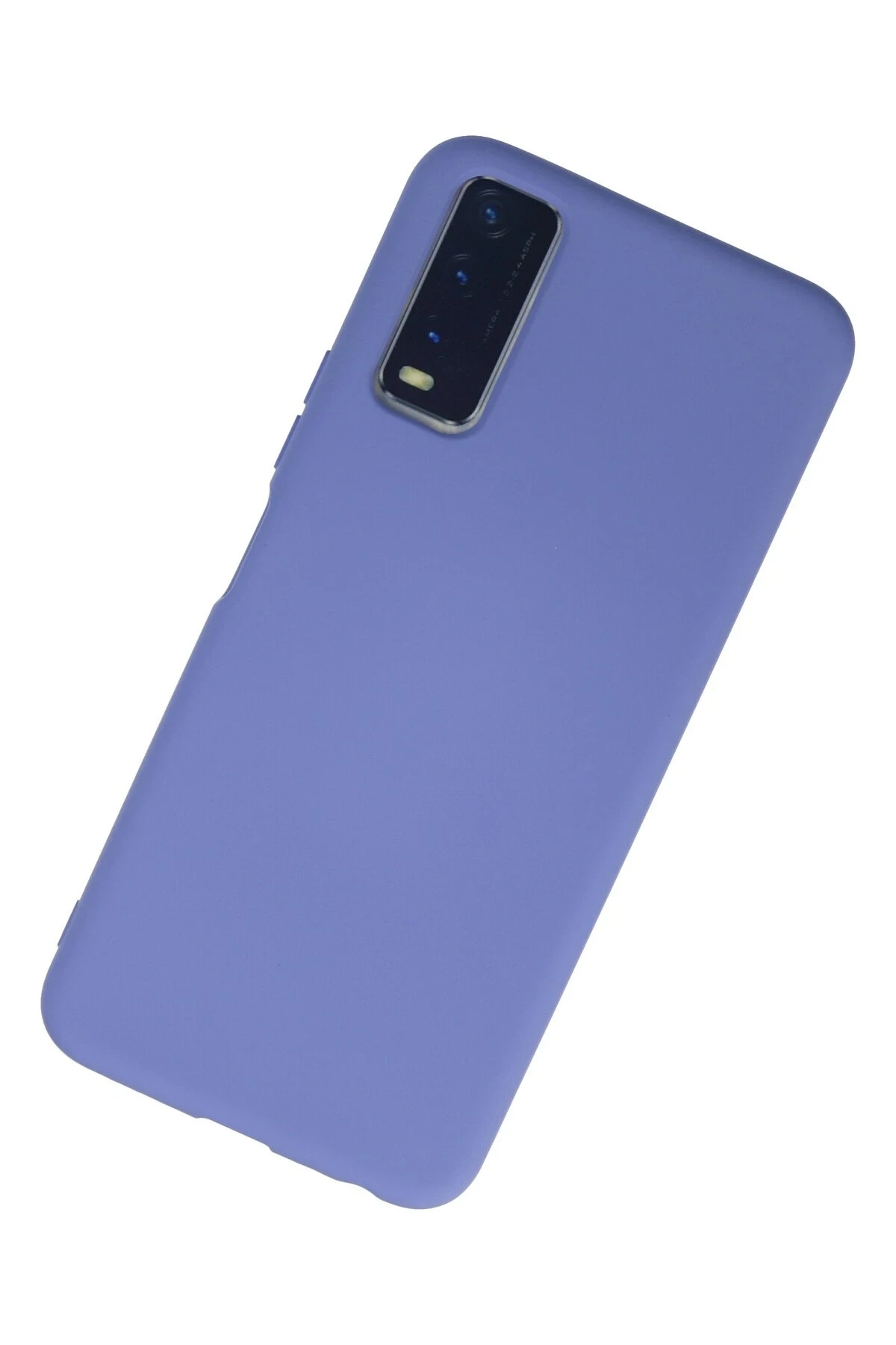Vivo Y11S Kılıf Nano içi Kadife Silikon - Lila