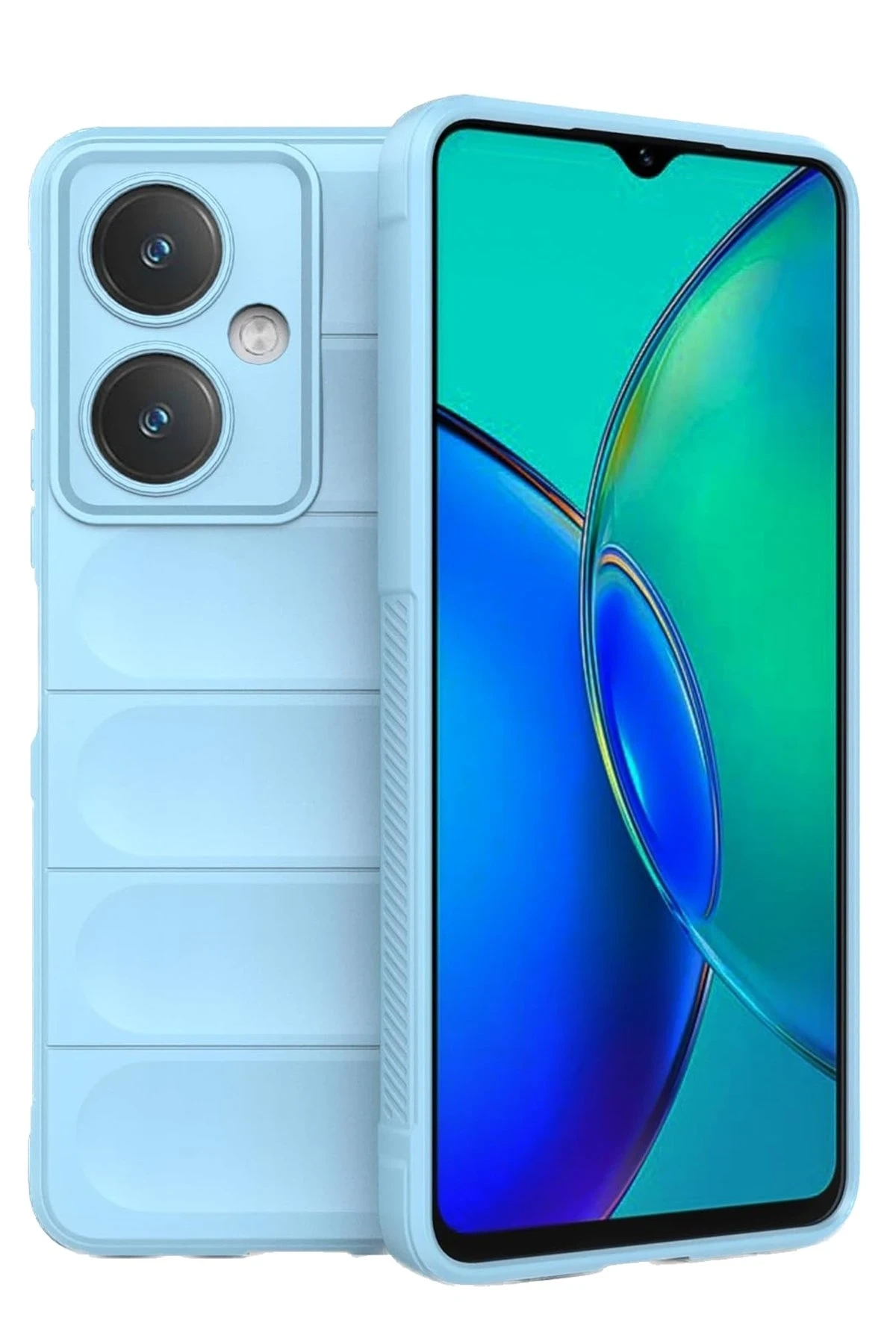 Vivo Y27 Kılıf Optimum Silikon - Sky Blue