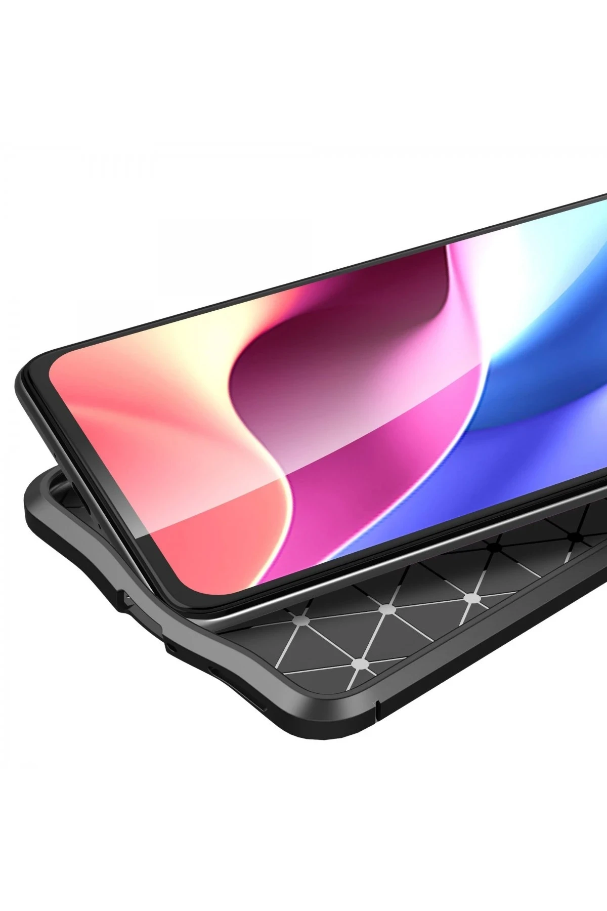 Poco F3 Kılıf Auto Focus Kapak - Kırmızı