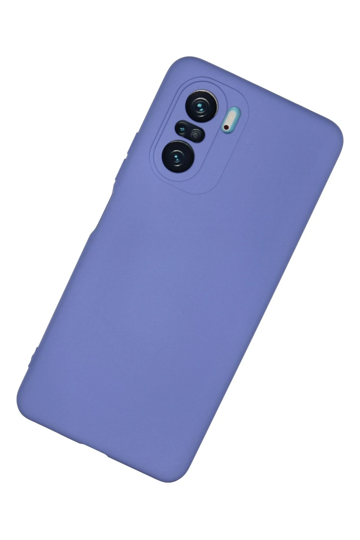 Poco F3 Kılıf Nano içi Kadife Silikon - Lila