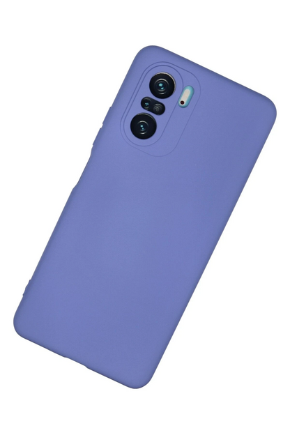 Poco F3 Kılıf Nano içi Kadife Silikon - Lila