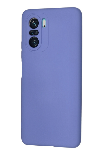 Poco F3 Kılıf Nano içi Kadife Silikon - Lila