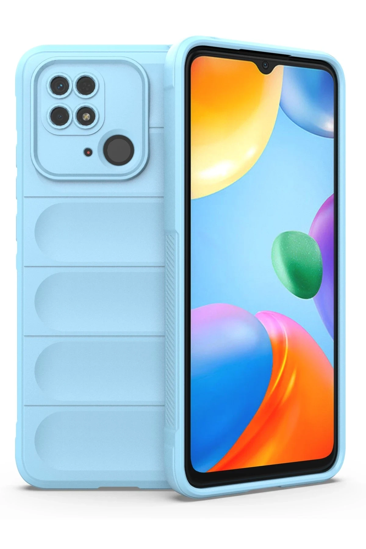Redmi 10C Kılıf Optimum Silikon - Sky Blue