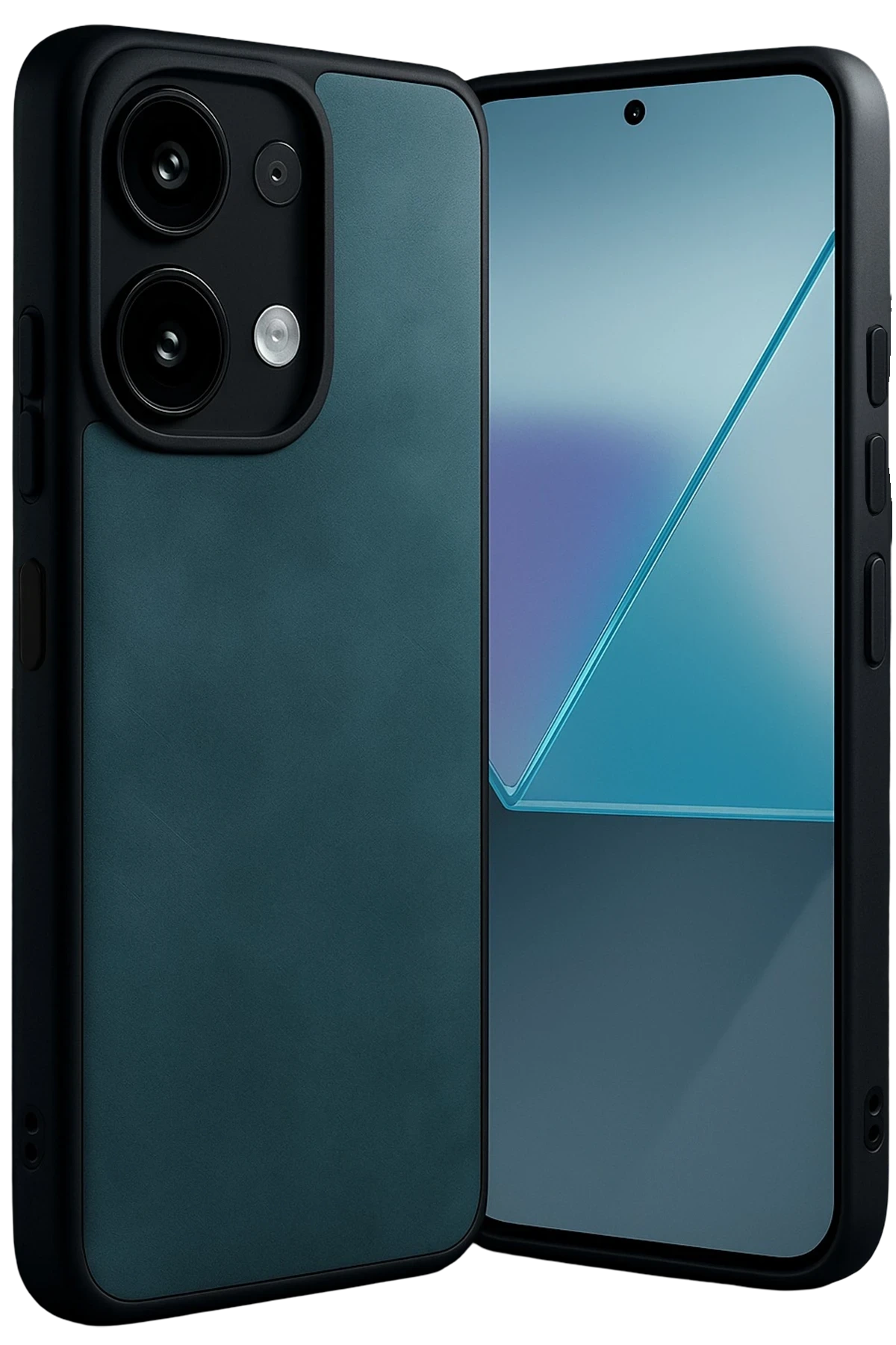 Redmi Note 13 Pro 5G Kılıf Aras Deri Kapak - Koyu Yeşil
