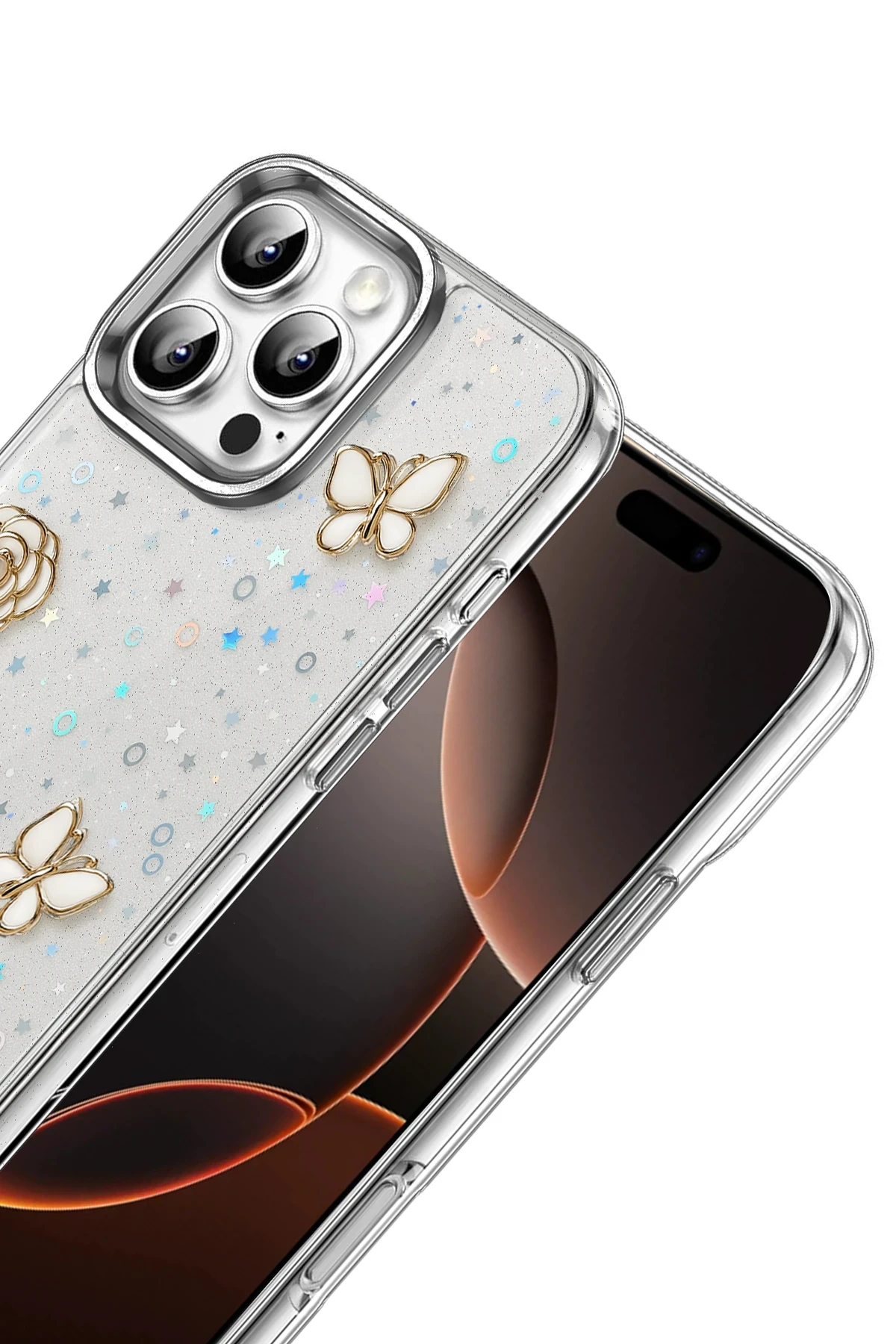 Redmi Note 14 Pro 4G Fiyonk Desenli Kapak - Desen 3