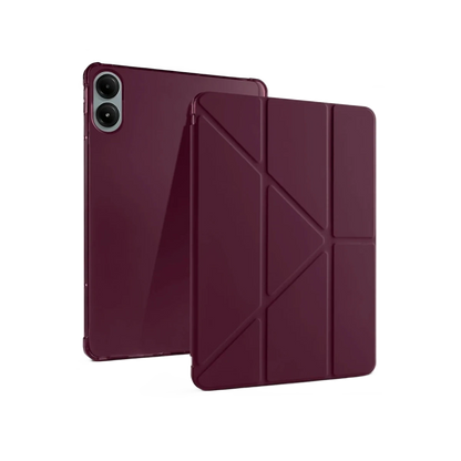 Redmi Pad Pro 12.1 Kılıf Kalemlikli Mars Tablet Kılıfı - Mürdüm