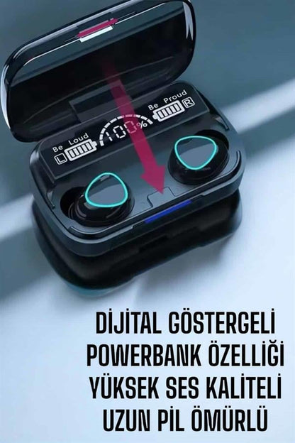 Bluetooth Bağlantılı Suya Dayanıklı, Uzun Pil Ömürlü Kablosuz Kulaklık