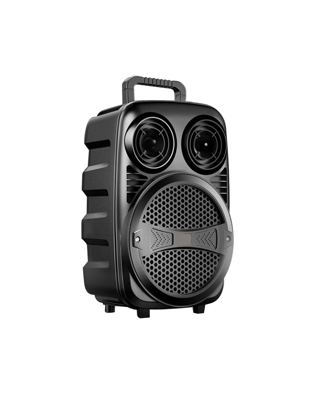 Bluetooth Taşınabilir Karaoke Hoparlör 6.5 İnç Mikrofonlu Rgb Işıklı Usb Tf Kart Destekli