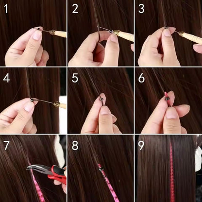 Fiber Sen Boncuk Kaynaklık Renkli / Neon Sarı / 100 Adet