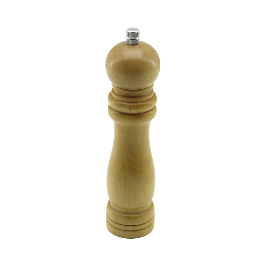 BÜYÜK= ÇAP: 4.5CM - UZUNLUK: 19CM AHŞAP TUZ - BAHARAT ÖĞÜTÜCÜ (5643)