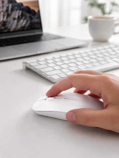 Bluetooth Kablosuz Wireless Mouse Şarjlı Sessiz Ergonomik 5000 DPI Fare