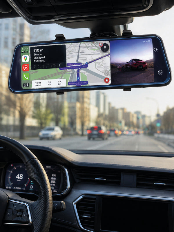 Dokunmatik Ayna Carplay Araç Kamera Ekranı Ön Arka Kayıt Destekli