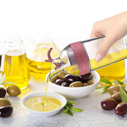 Cam Yağdanlık Fresh Ölçülü Yağ Şişesi Yağdanlık (1034)