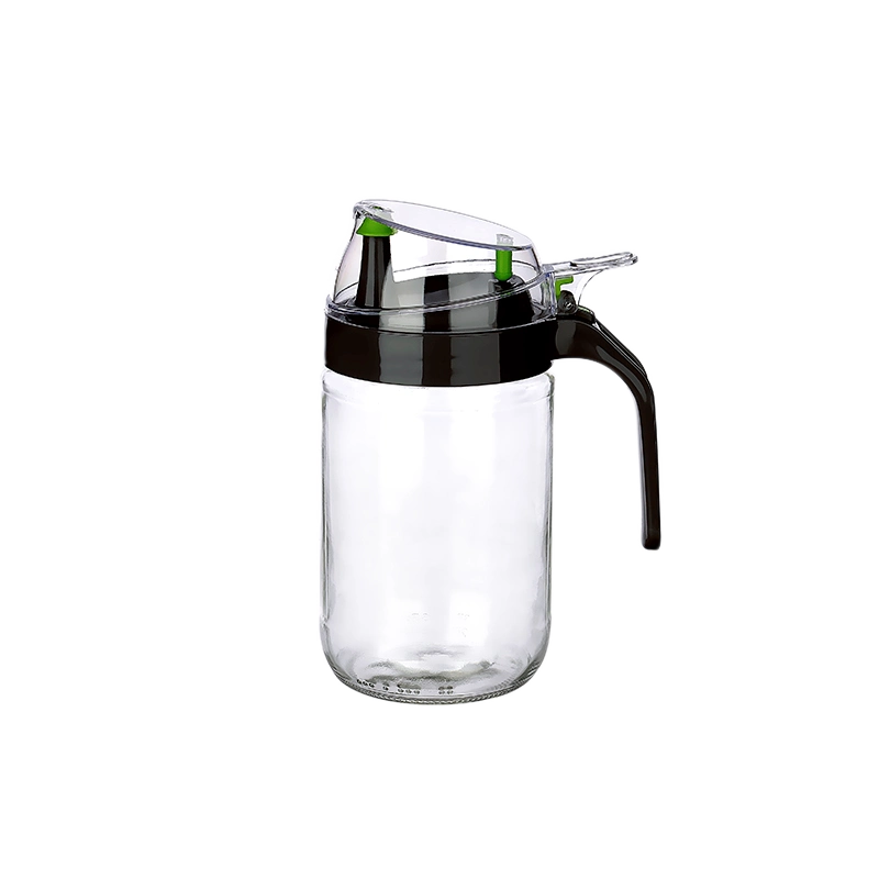 Cam Yağdanlık - Kulplu Sirkelik Sosluk 660ml