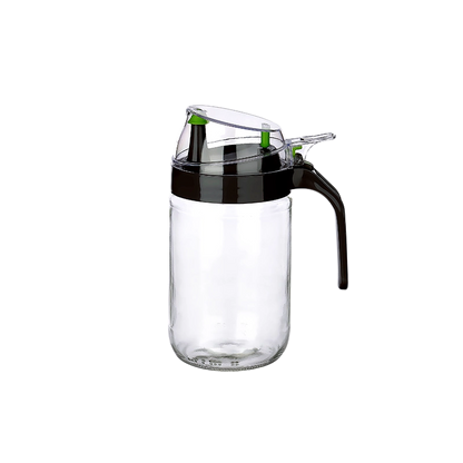 Cam Yağdanlık - Kulplu Sirkelik Sosluk 660ml