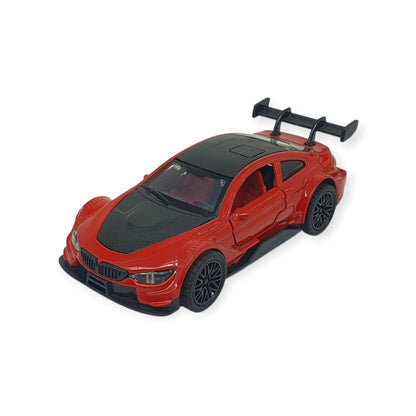 Çek Bırak Metal Arabalar cm - 3671C - Kırmızı - 1 ADET
