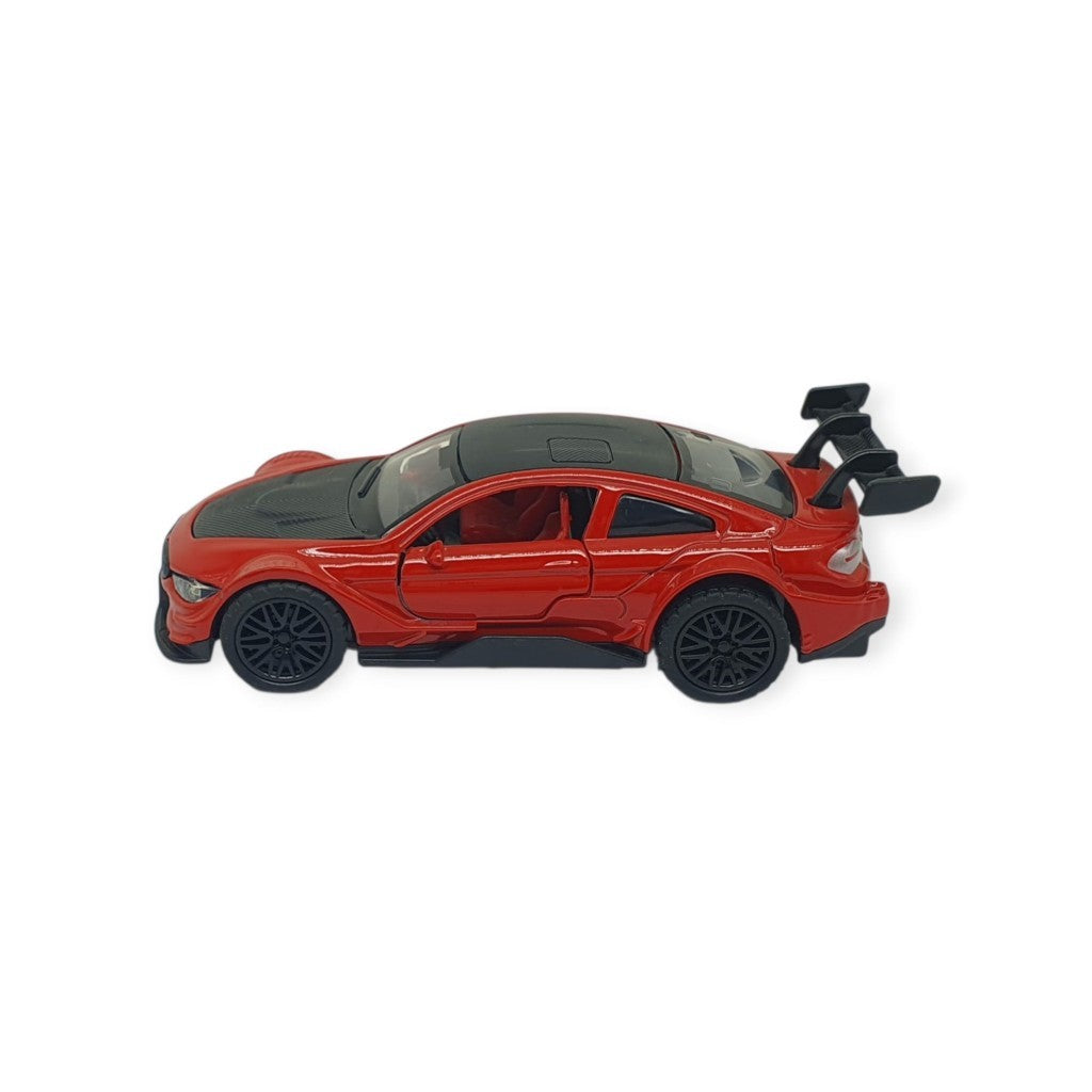 Çek Bırak Metal Arabalar cm - 3671C - Kırmızı - 1 ADET