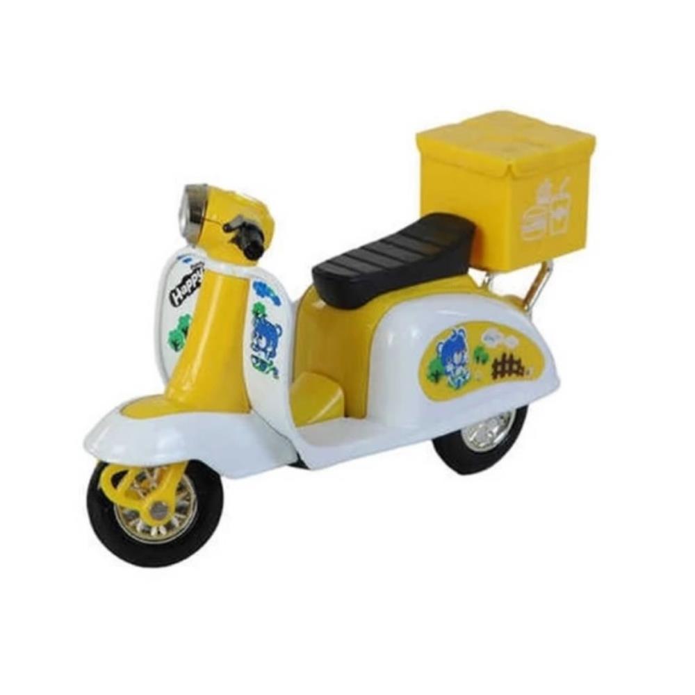 Çek Bırak Metal Vespa Motor Cm - FY361A-D - Sarı - 1 ADET