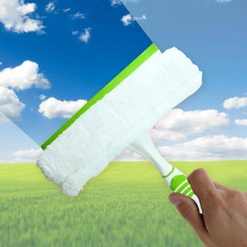 Çekçekli Mikrofiber Cam Silme Mopu